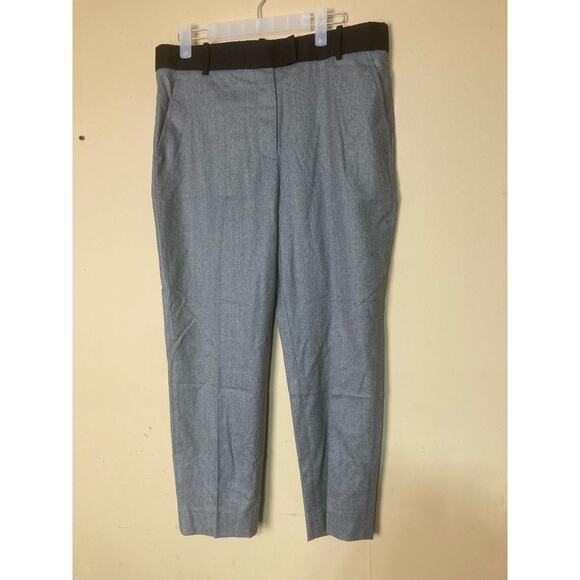 NWT J Crew 100% Wool Pants Gray Ludlow Size 8 - Picture 1 of 9